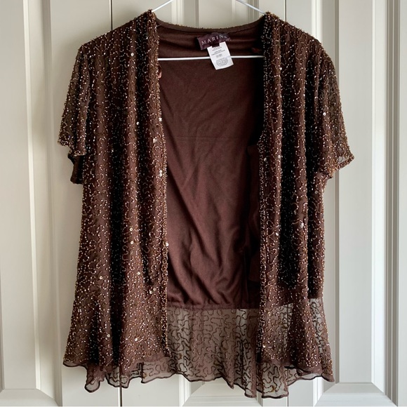 Marina - Silk Beaded Shrug - Picture 4 of 9